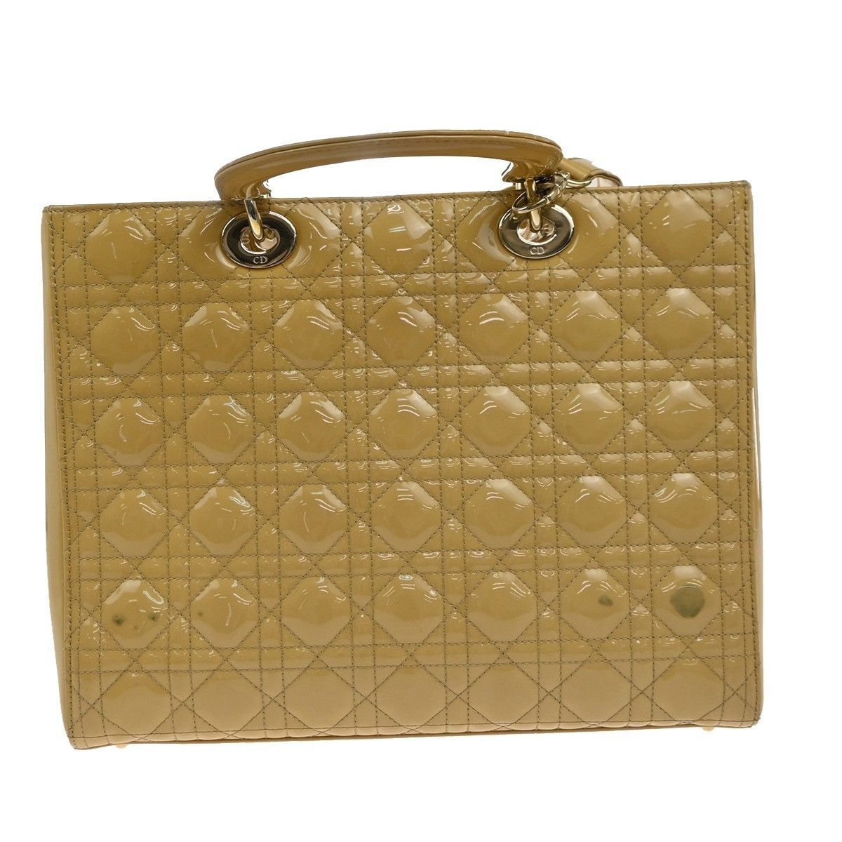 Dior Christian Dior Lady Dior Cannage Quilt Patent Size ONE SIZE - 2 Thumbnail