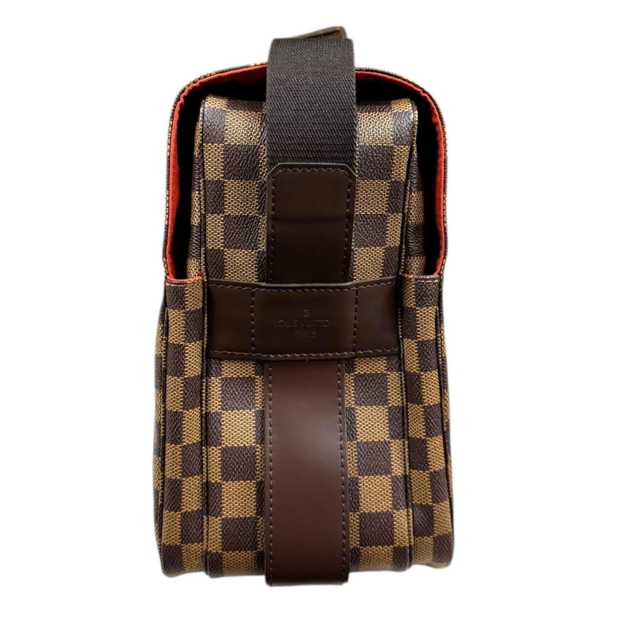 Louis Vuitton Pre-owned Louis Vuitton Naviglio Damier Shoulder Bag, Canvas N45255, Brown, Unisex Size ONE SIZE - 3 Thumbnail