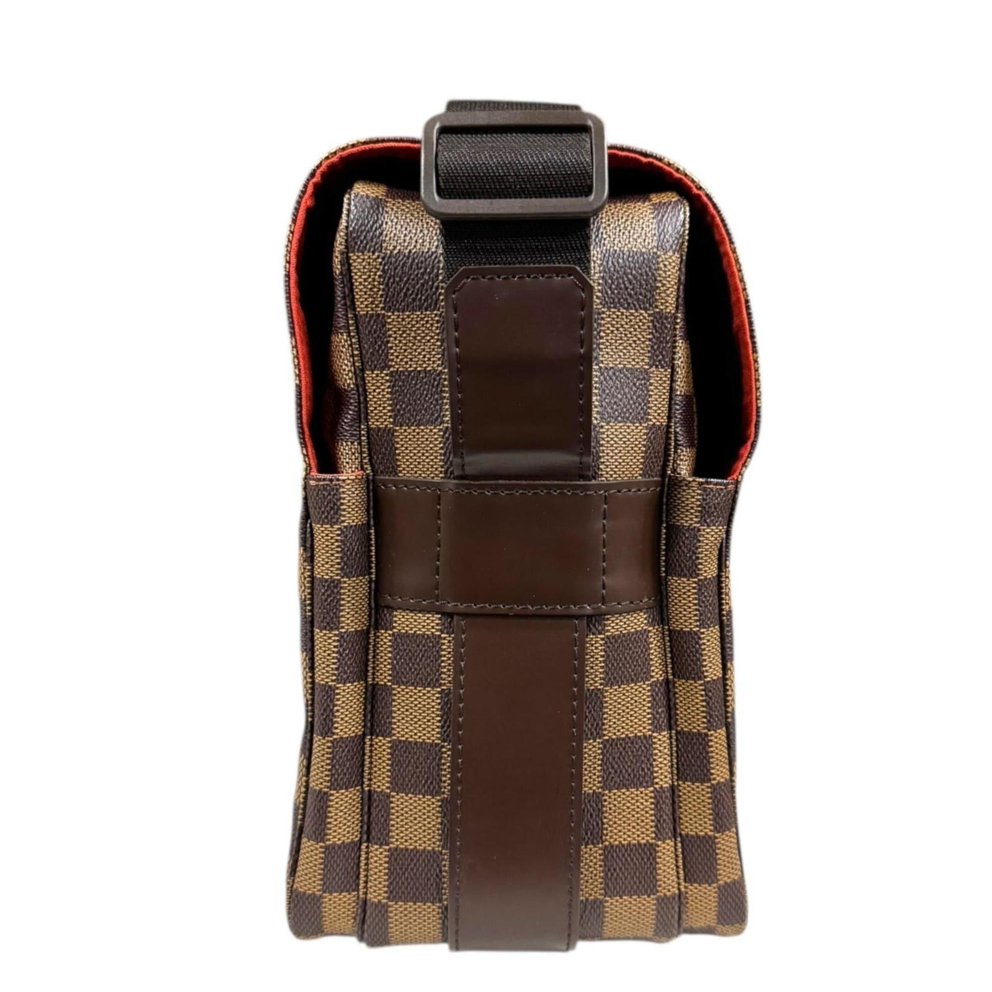 Louis Vuitton Pre-owned Louis Vuitton Naviglio Damier Shoulder Bag, Canvas N45255, Brown, Unisex Size ONE SIZE - 4 Thumbnail