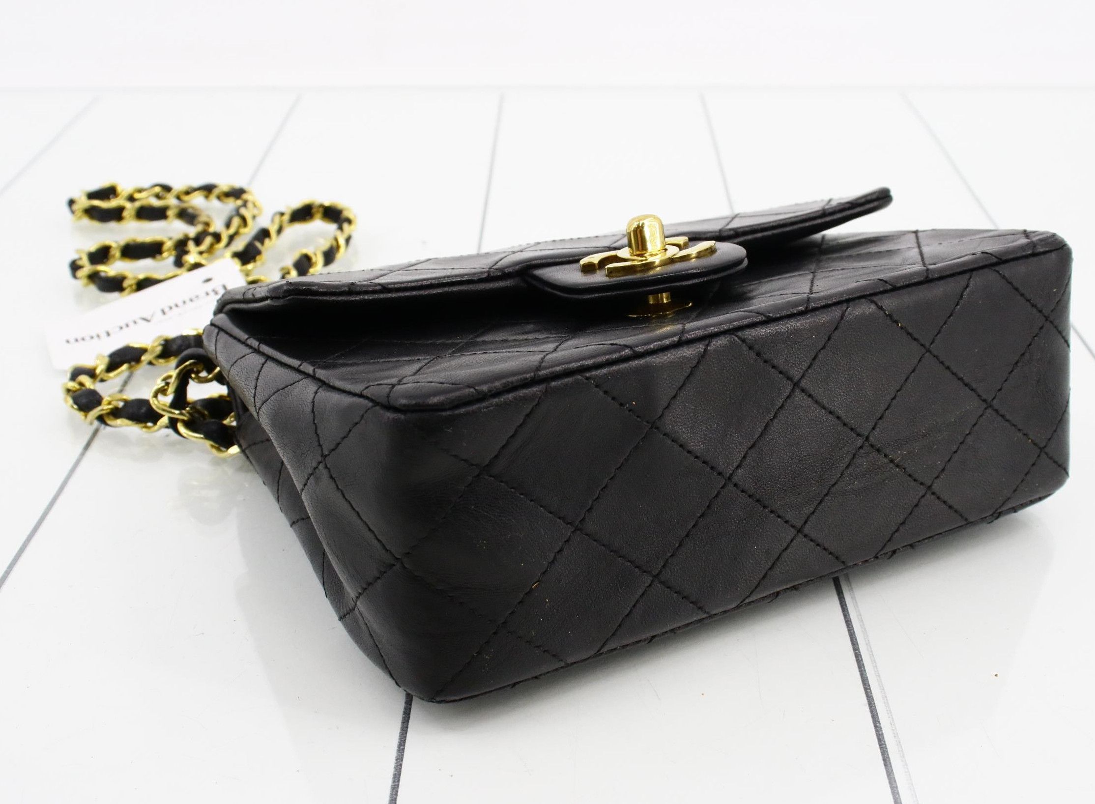 Chanel Chanel Lacquered Metal CC Flap Bag Quilted Lambskin Size ONE SIZE - 3 Thumbnail