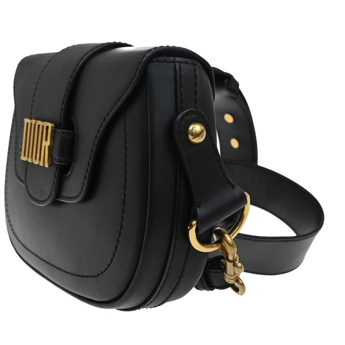 Dior Christian Dior D-Fence Saddle Bag Leather Size ONE SIZE - 3 Thumbnail