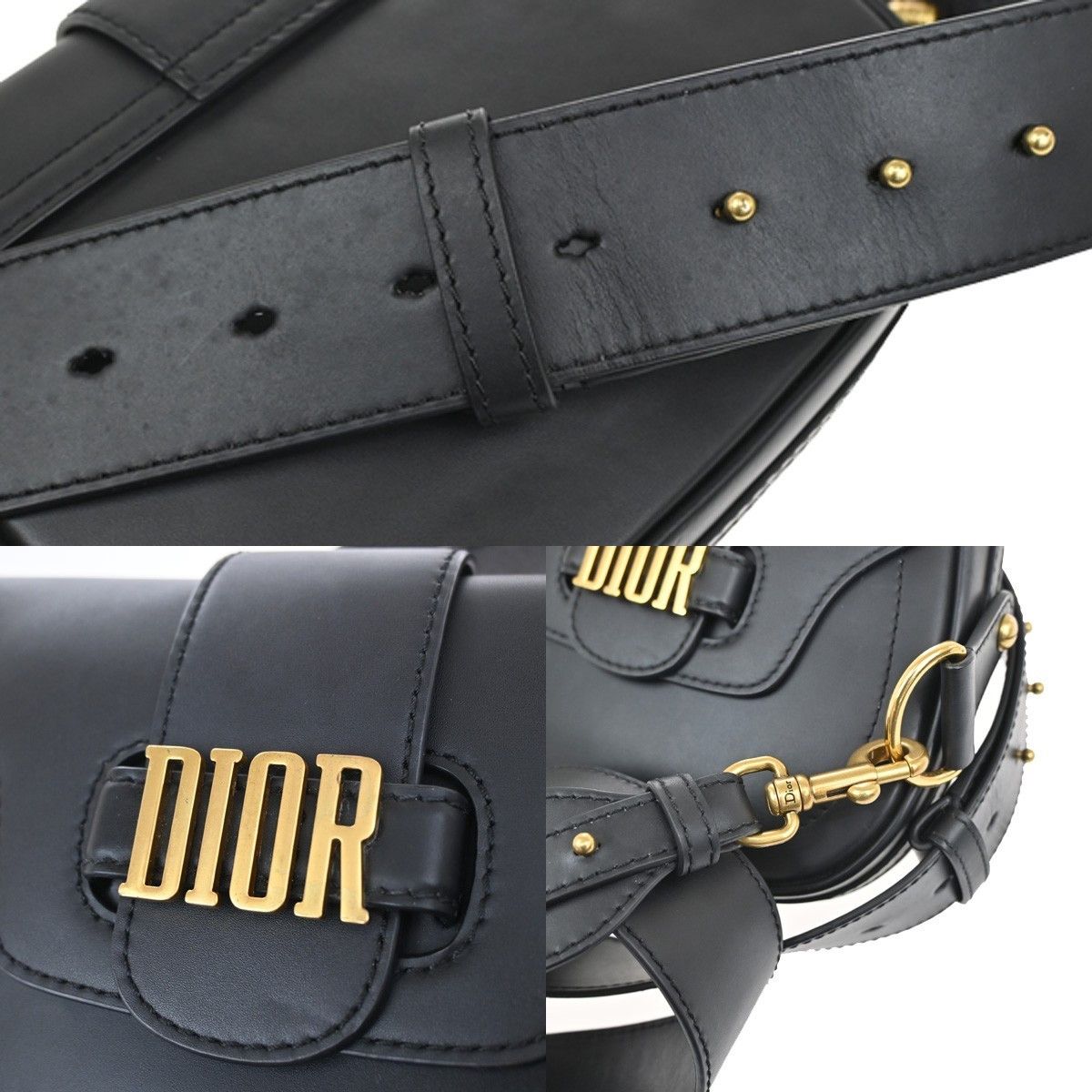 Dior Christian Dior D-Fence Saddle Bag Leather Size ONE SIZE - 9 Thumbnail