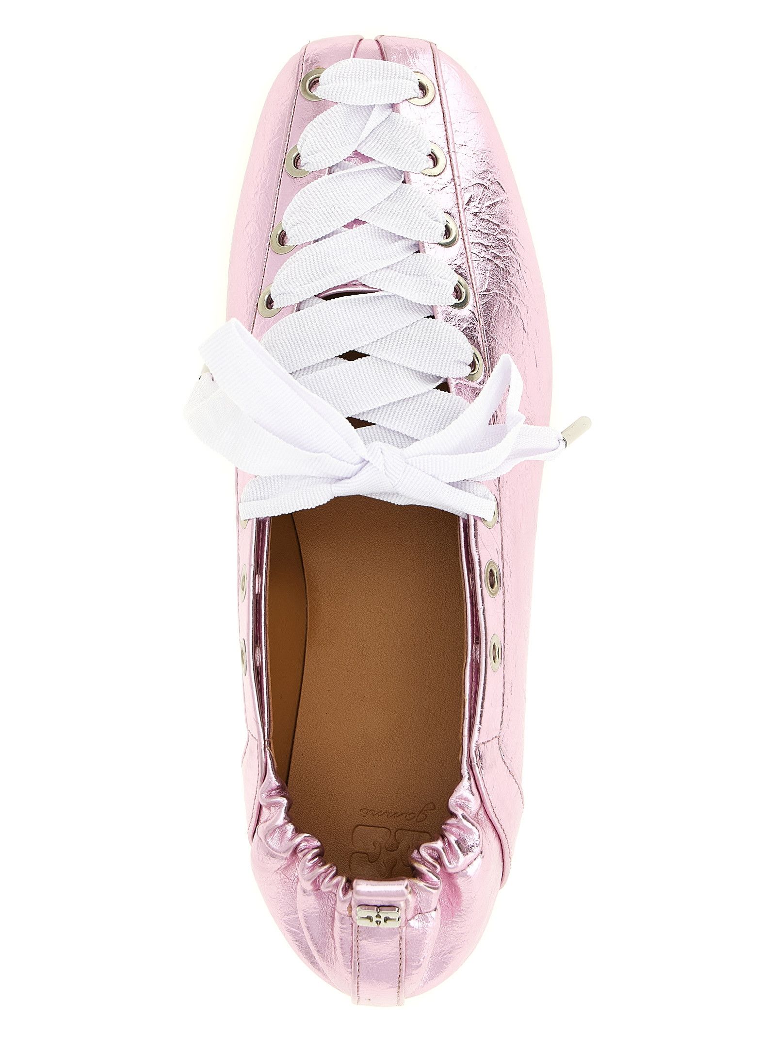 Ganni 'Lace-Up' Ballet Flats Size US 9 / IT 39 - 4 Thumbnail
