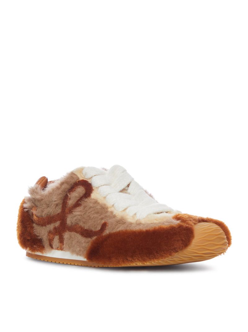 Loewe BALLET RUNNER 2.0 SNEAKERS IN SHEARLING Size US 6 / IT 36 - 2 Thumbnail