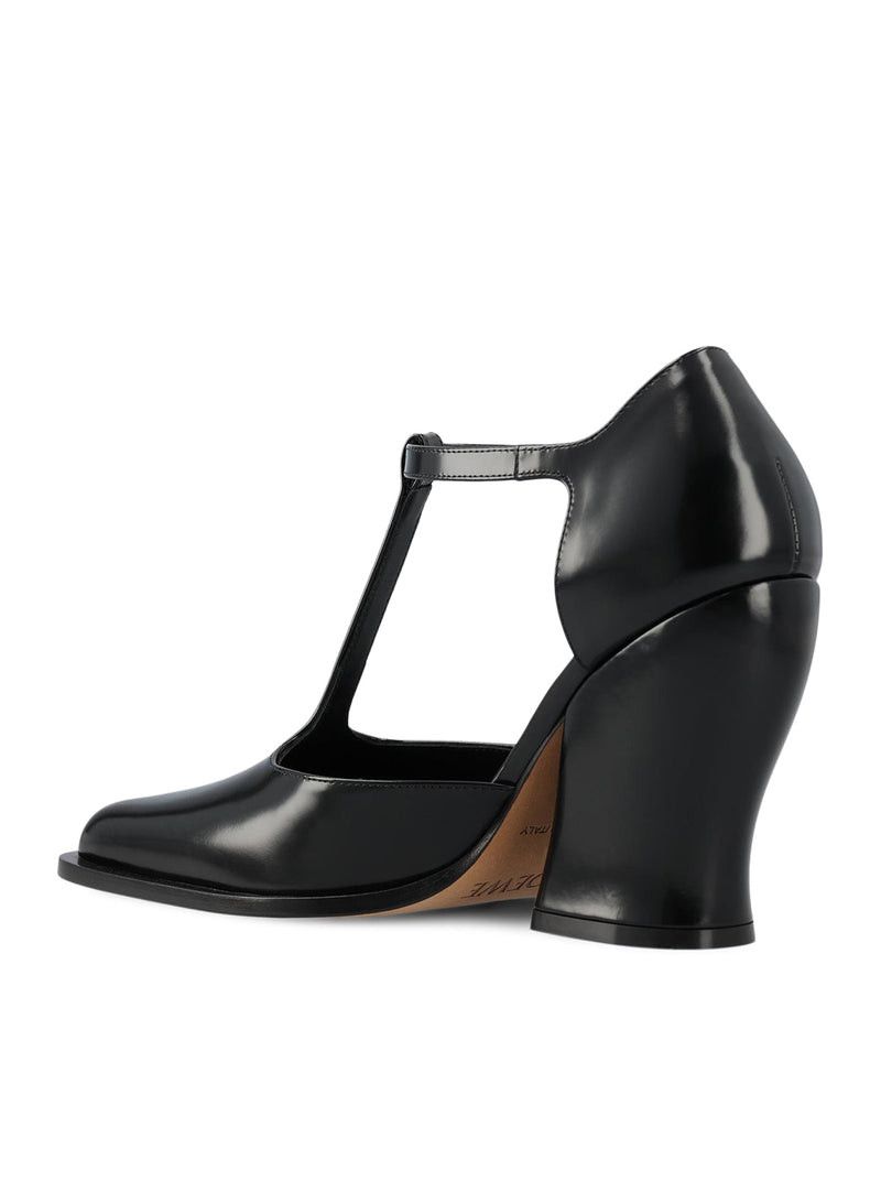 Loewe T-BAR WAVE DÉCOLLETÉ IN BRUSHED CALFSKIN Size US 10 / IT 40 - 4 Thumbnail