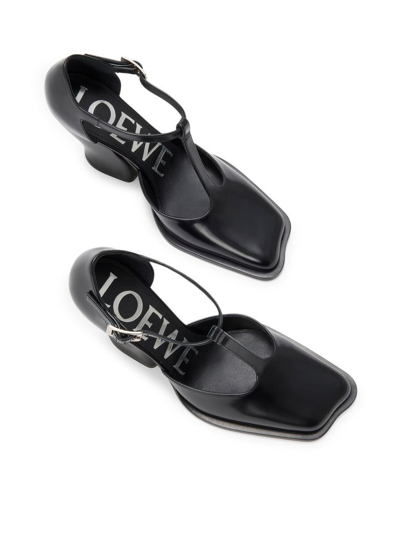 Loewe T-BAR WAVE DÉCOLLETÉ IN BRUSHED CALFSKIN Size US 8 / IT 38 - 5 Thumbnail