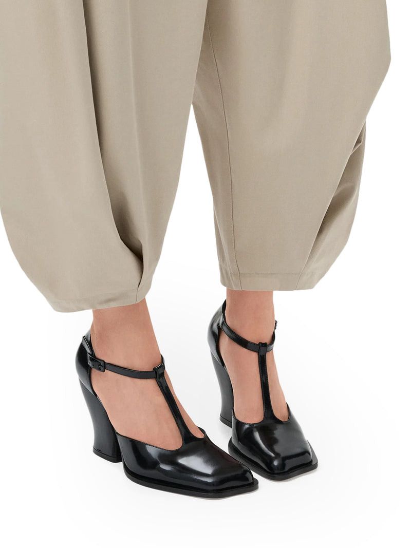 Loewe T-BAR WAVE DÉCOLLETÉ IN BRUSHED CALFSKIN Size US 8 / IT 38 - 2 Thumbnail