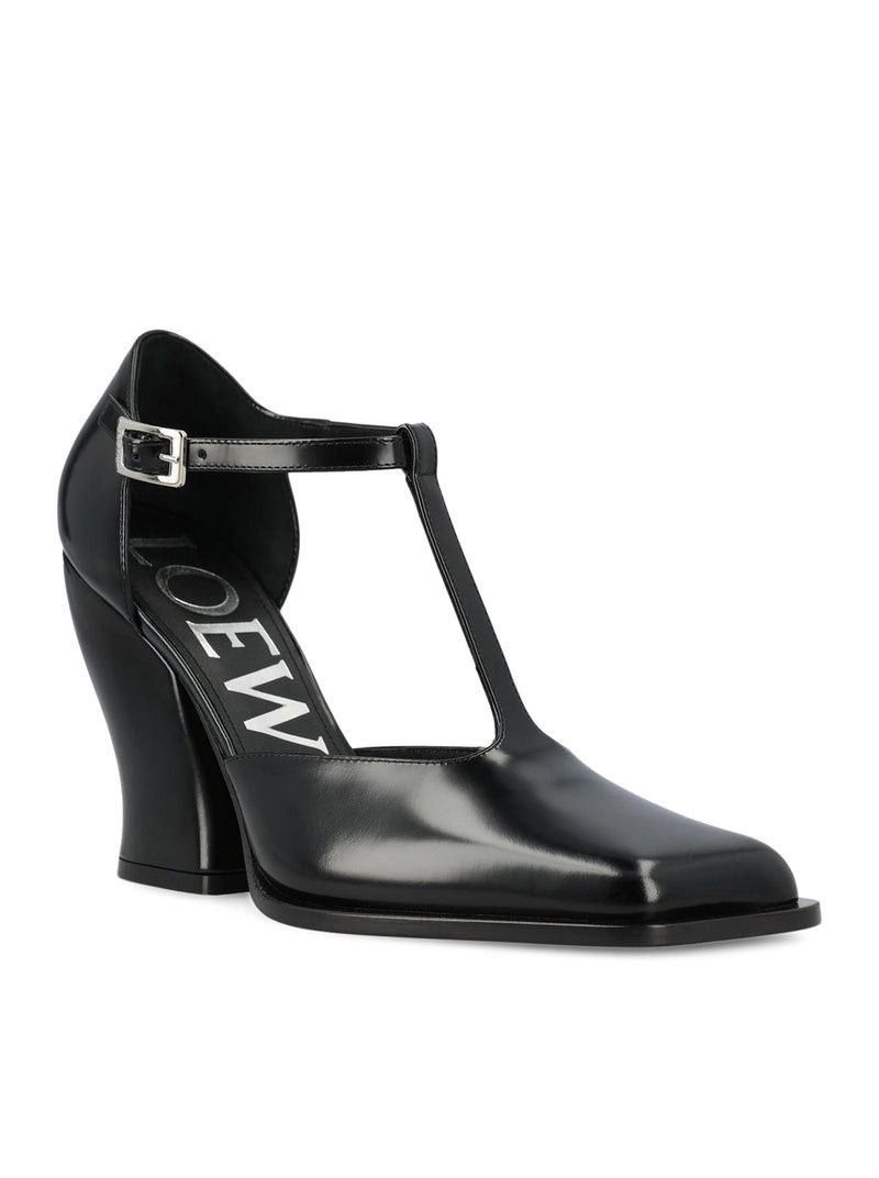 Loewe T-BAR WAVE DÉCOLLETÉ IN BRUSHED CALFSKIN Size US 9 / IT 39 - 3 Thumbnail