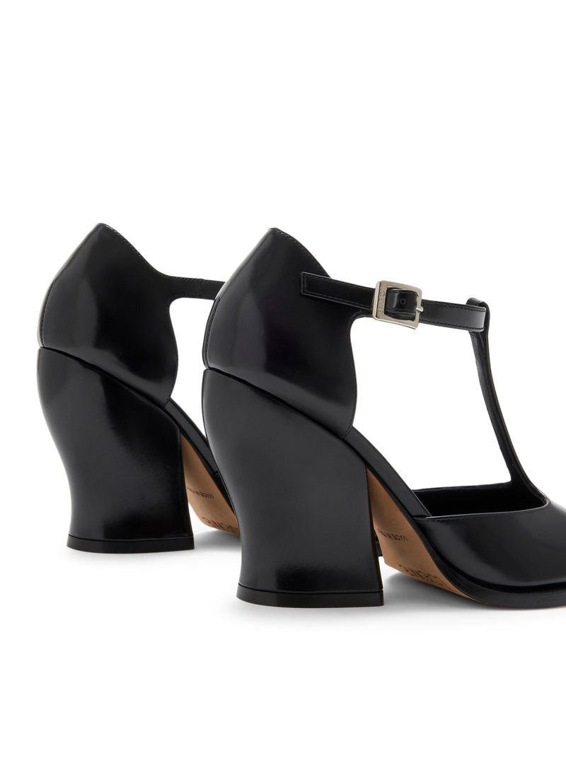 Loewe T-BAR WAVE DÉCOLLETÉ IN BRUSHED CALFSKIN Size US 9 / IT 39 - 6 Thumbnail