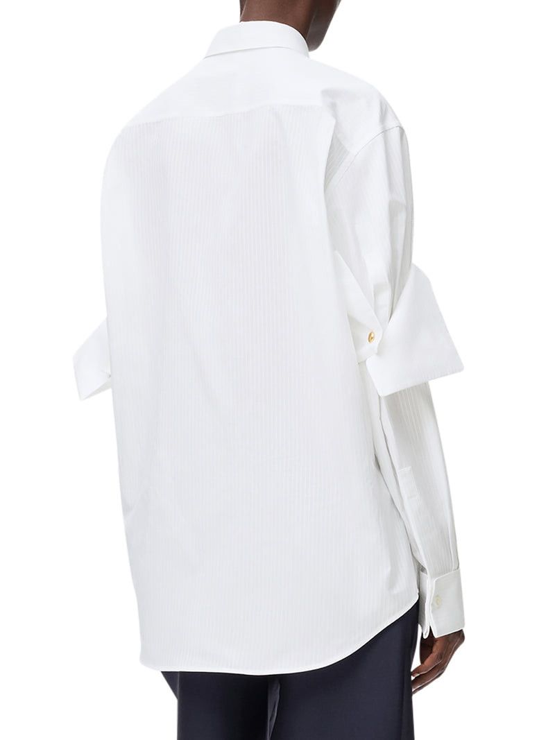 Loewe COTTON SHIRT WITH DOUBLE-LAYER SLEEVES Size S / US 4 / IT 40 - 4 Thumbnail