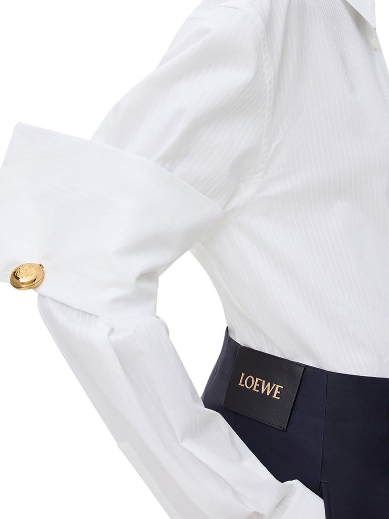 Loewe COTTON SHIRT WITH DOUBLE-LAYER SLEEVES Size S / US 4 / IT 40 - 5 Thumbnail