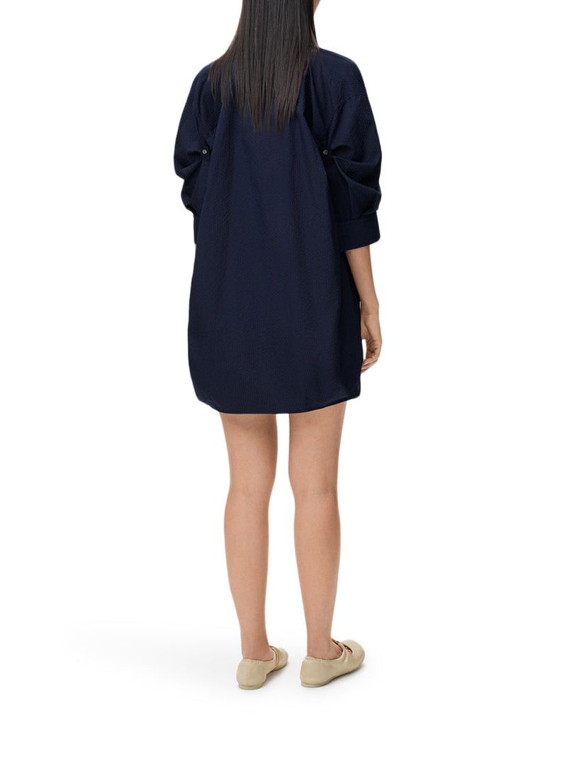 Loewe DRAPED COTTON DRESS Size M / US 6-8 / IT 42-44 - 3 Thumbnail