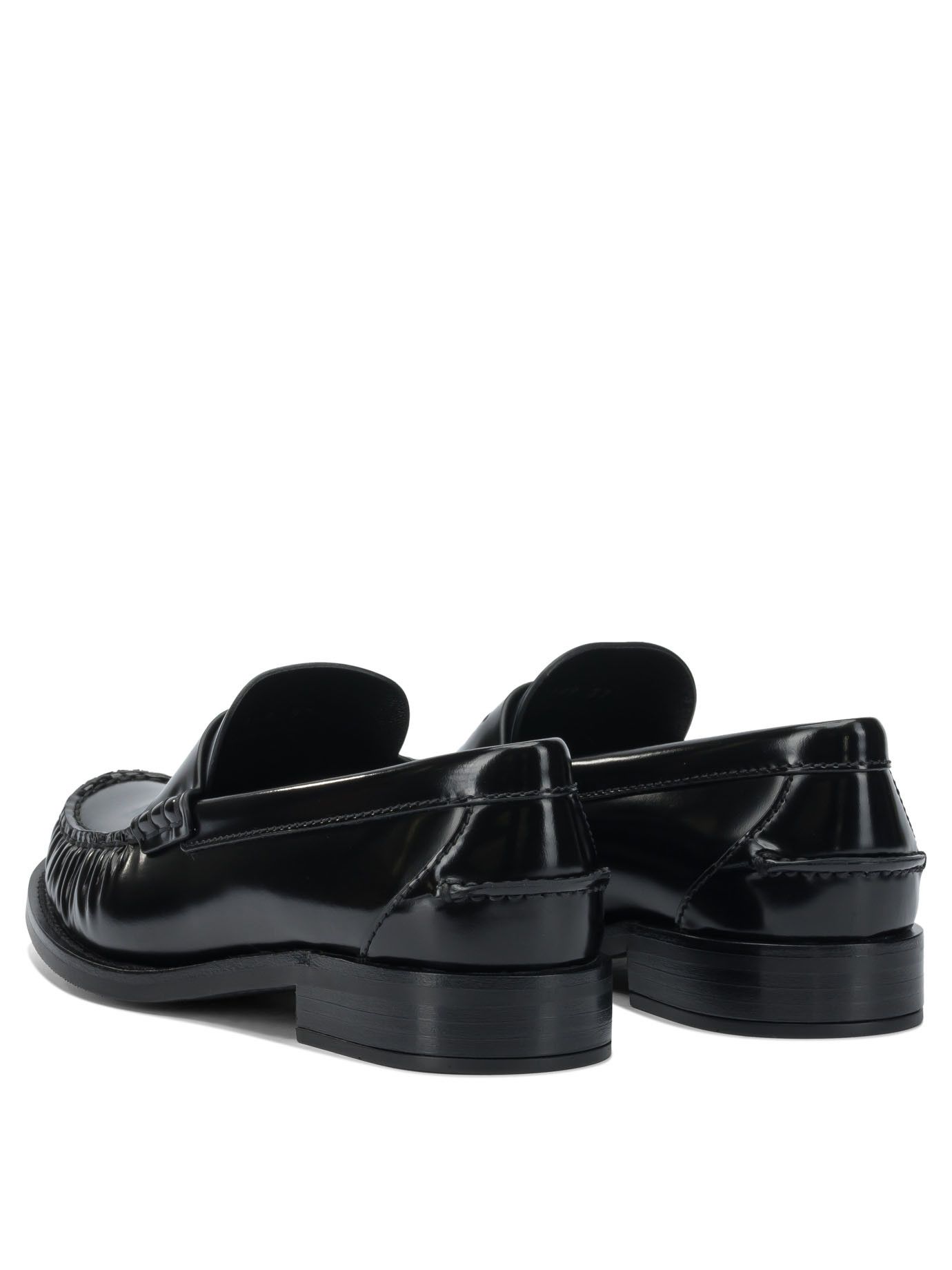 Prada Brushed Leather Loafers IT 38 Women - USA Duties Paid