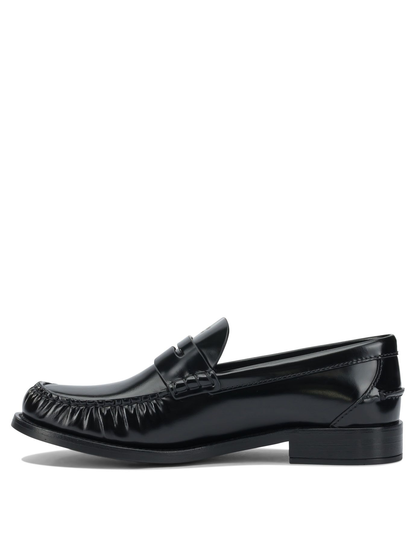 Prada Brushed Leather Loafers IT 38 Women - USA Duties Paid