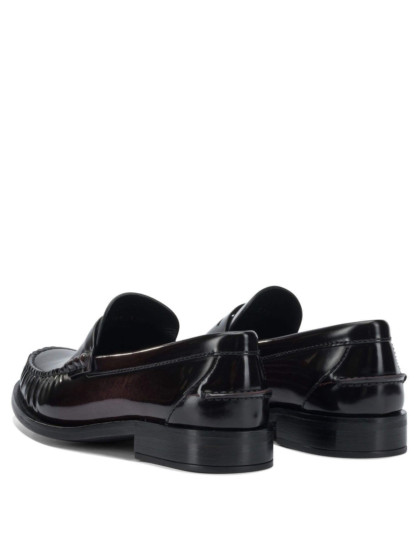 Prada Brushed Leather Loafers IT 40 Women - USA Duties Paid