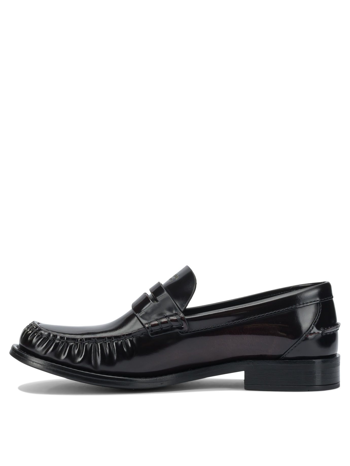 Prada Brushed Leather Loafers IT 40 Women - USA Duties Paid