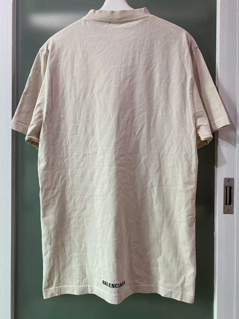 Balenciaga Balenciaga Solid Crew Neck T-Shirt - dmc Size US M / EU 48-50 / 2 - 2 Thumbnail