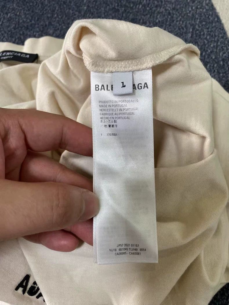 Balenciaga Balenciaga Solid Crew Neck T-Shirt - dmc Size US M / EU 48-50 / 2 - 4 Thumbnail