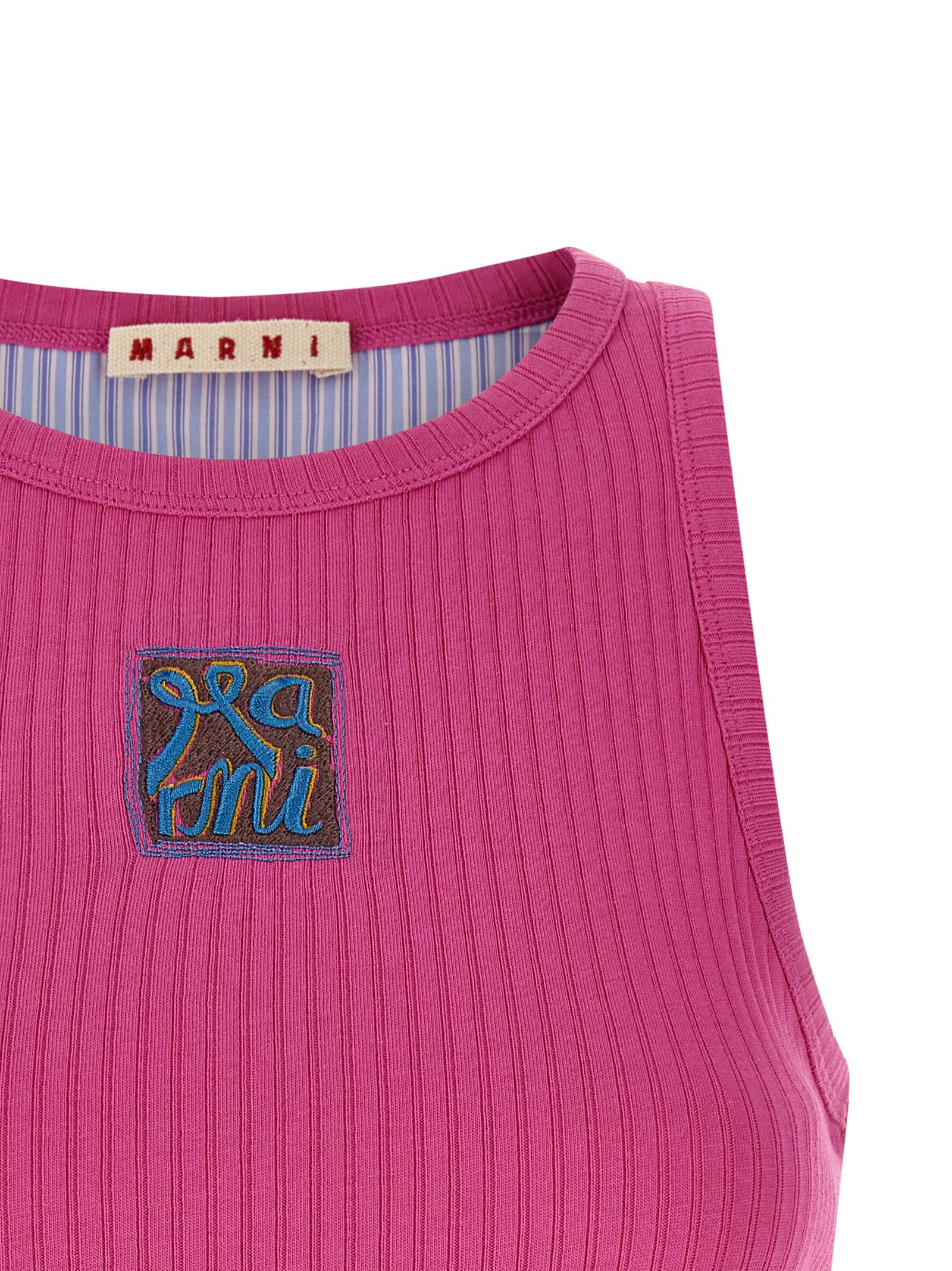 Marni Logo Patch Tank Top Size S / US 4 / IT 40 - 3 Thumbnail
