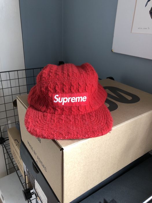 Supreme Supreme Fitted Cable Knit Camp Cap | Grailed