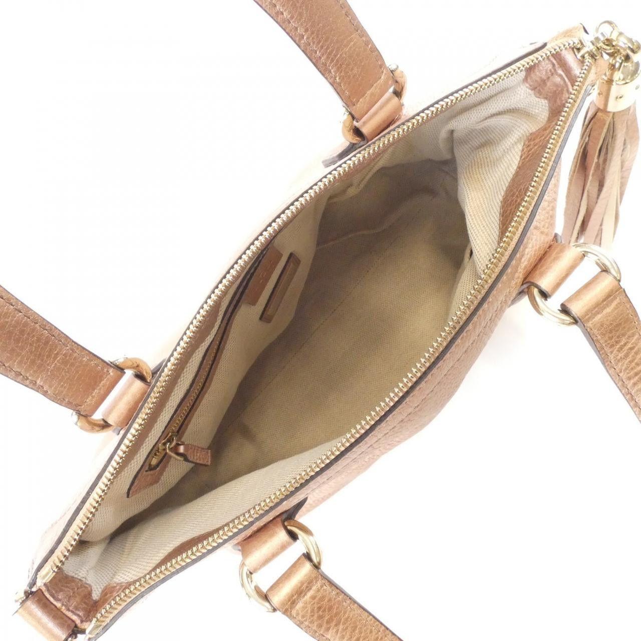Gucci Gucci Gucci Metallic Leather Bag Leather Crossbody Bag 308362 AH90Z DUTY FREE for USA Size ONE SIZE - 8 Thumbnail