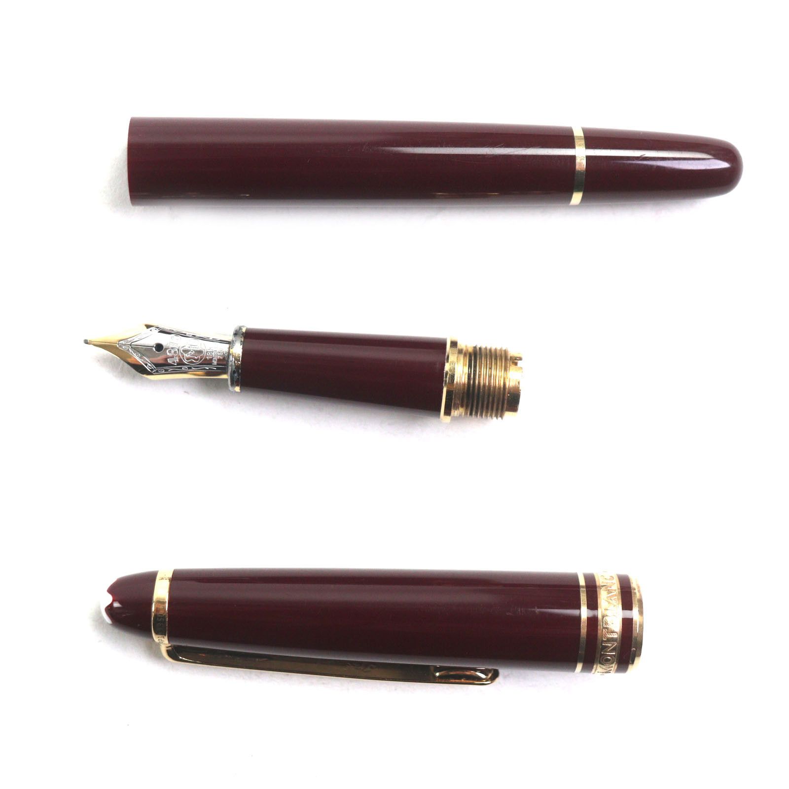 Montblanc Montblanc Montblanc Meisterstück Au750 Fountain Pen Metal Pen DUTY FREE for USA Size ONE SIZE - 3 Thumbnail