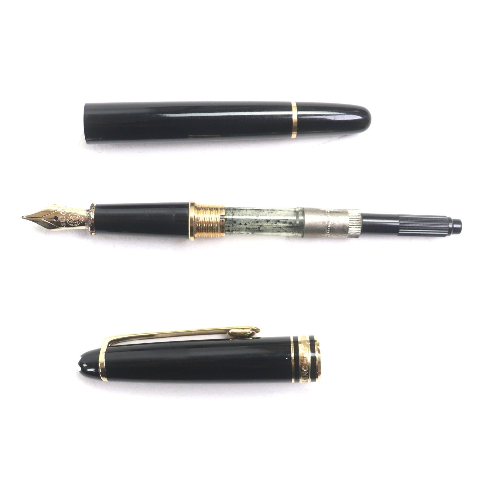 Montblanc Montblanc Montblanc Meisterstück Au585 Fountain Pen Metal Pen DUTY FREE for USA Size ONE SIZE - 3 Thumbnail
