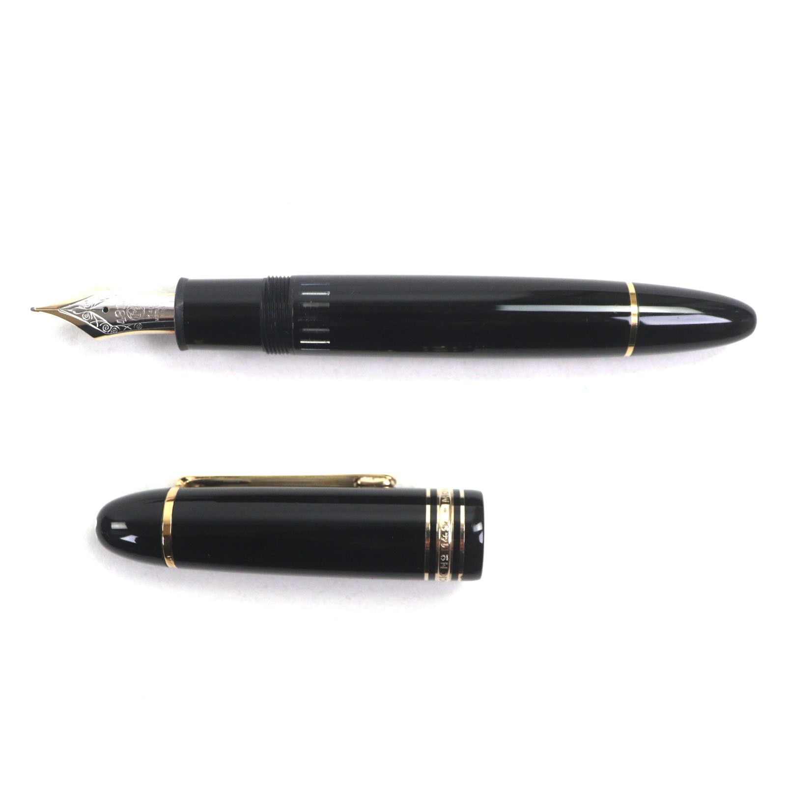 Montblanc Montblanc Montblanc Meisterstück 14K Fountain Pen Metal Pen DUTY FREE for USA Size ONE SIZE - 3 Thumbnail
