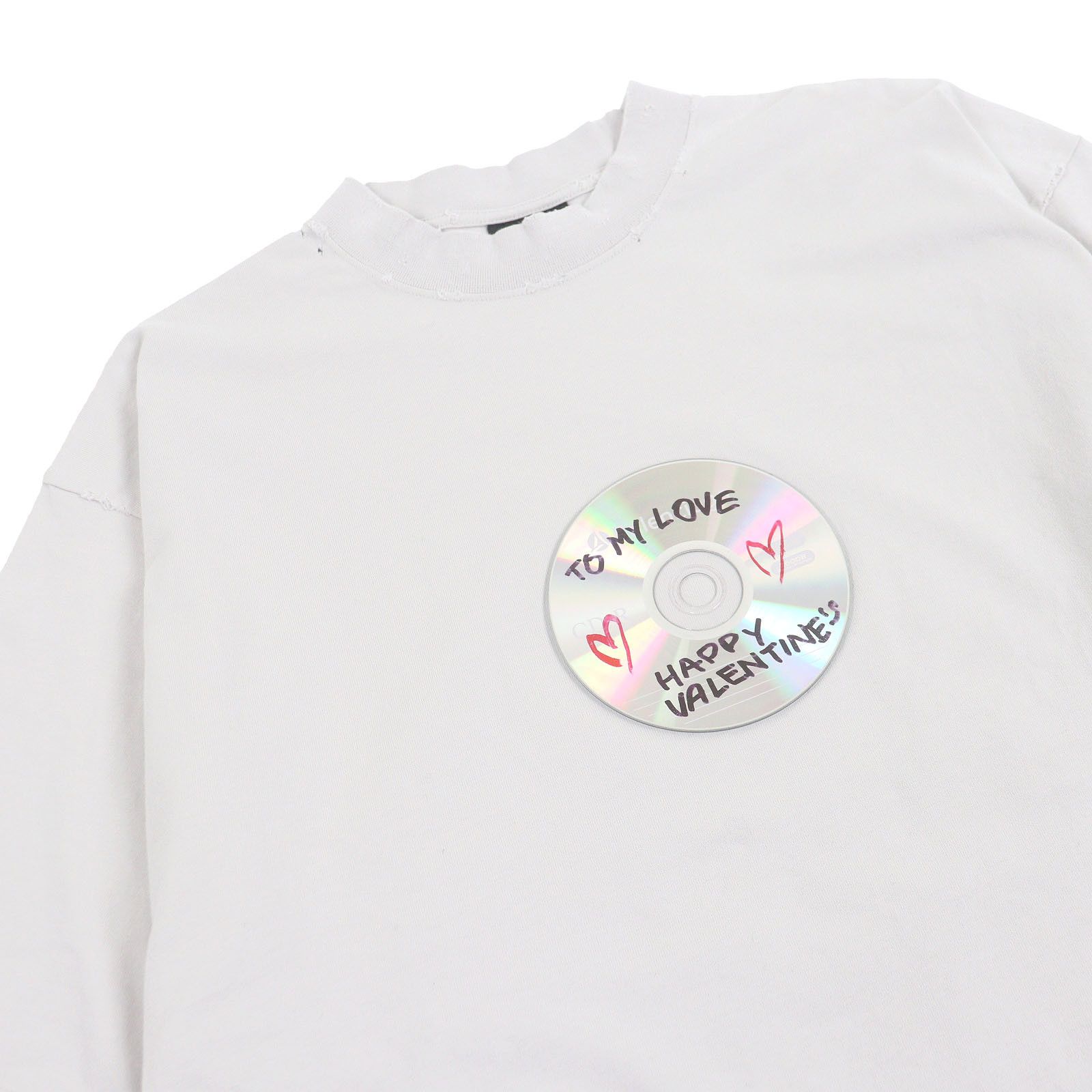 Balenciaga Balenciaga Balenciaga VALENTINE T-Shirt Cotton T-Shirt Cotton T-Shirts DUTY FREE for USA Size ONE SIZE - 2 Thumbnail