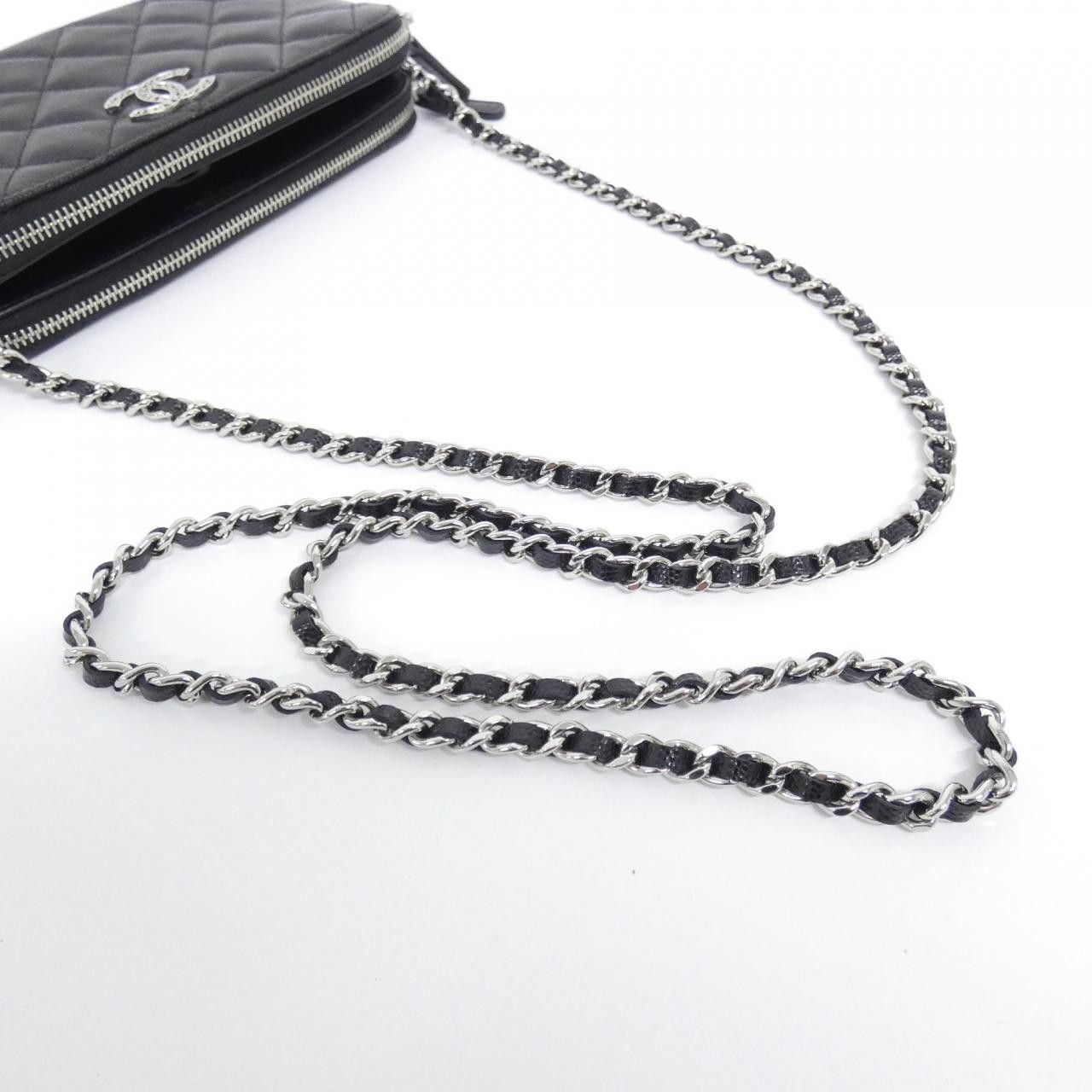 Chanel Chanel Chanel AP3837 Caviar Skin Wallet on Chain Leather Long Wallet AP3837 DUTY FREE for USA Size ONE SIZE - 8 Thumbnail
