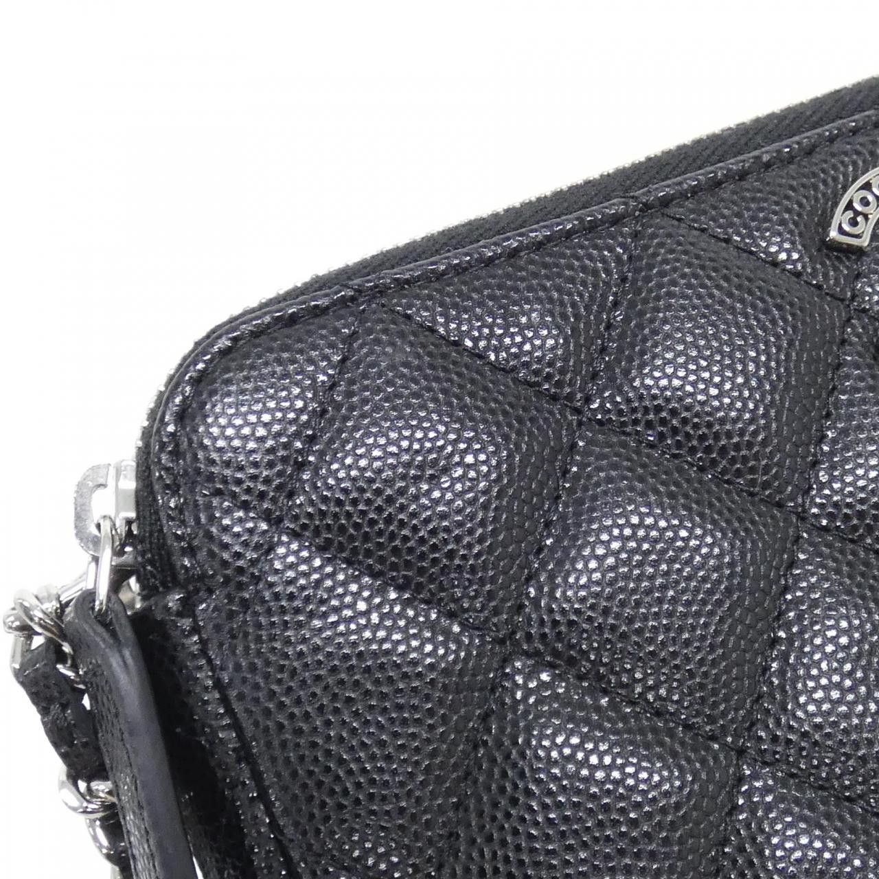 Chanel Chanel Chanel AP3837 Caviar Skin Wallet on Chain Leather Long Wallet AP3837 DUTY FREE for USA Size ONE SIZE - 6 Thumbnail