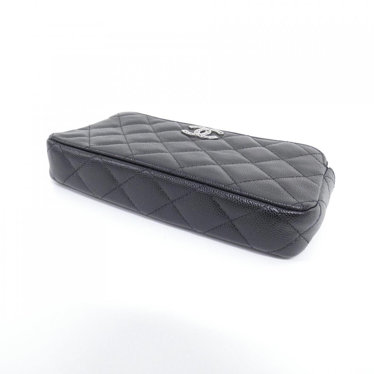 Chanel Chanel Chanel AP3837 Caviar Skin Wallet on Chain Leather Long Wallet AP3837 DUTY FREE for USA Size ONE SIZE - 3 Thumbnail