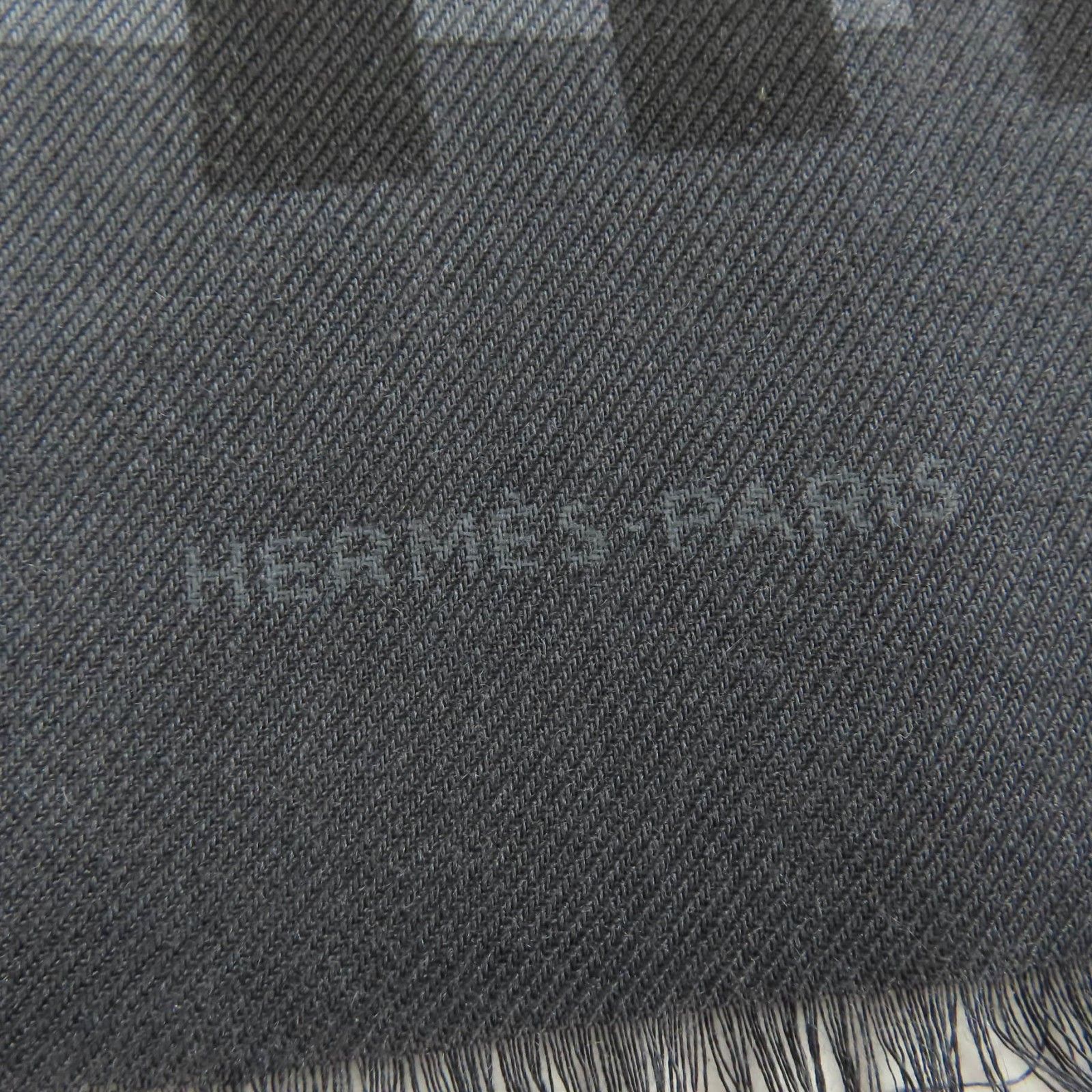 Hermes Hermes Hermes Stall Dot Large Cashmere Shawl Natural Material Shawl DUTY FREE for USA Size ONE SIZE - 6 Thumbnail