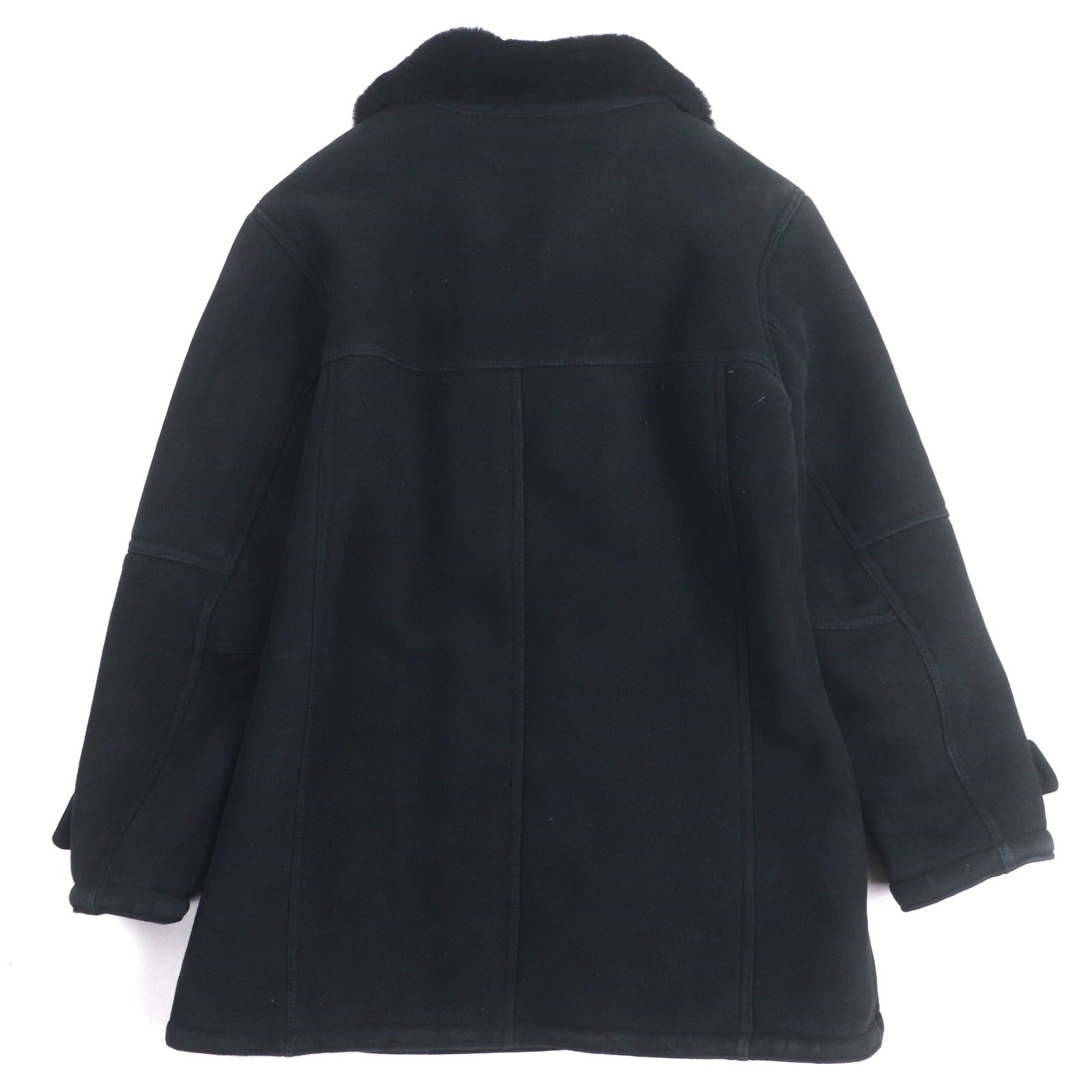 Other Other EMMETI Mouton Double-breasted Coat Leather Outerwear DUTY FREE for USA Size ONE SIZE - 3 Thumbnail