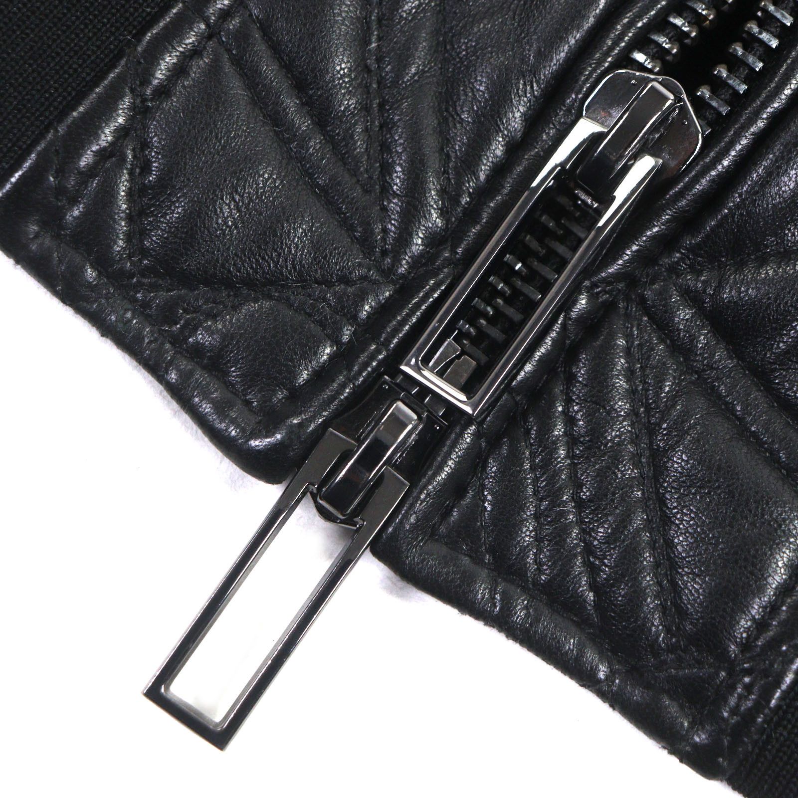 Armani Armani Emporio Armani Lamb Leather Blouson Leather Outerwear DUTY FREE for USA Size ONE SIZE - 6 Thumbnail