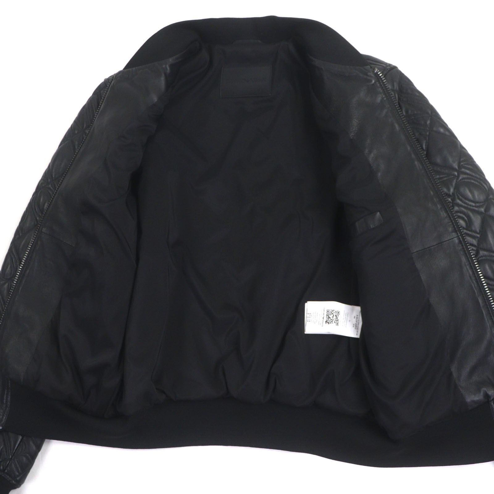 Armani Armani Emporio Armani Lamb Leather Blouson Leather Outerwear DUTY FREE for USA Size ONE SIZE - 4 Thumbnail