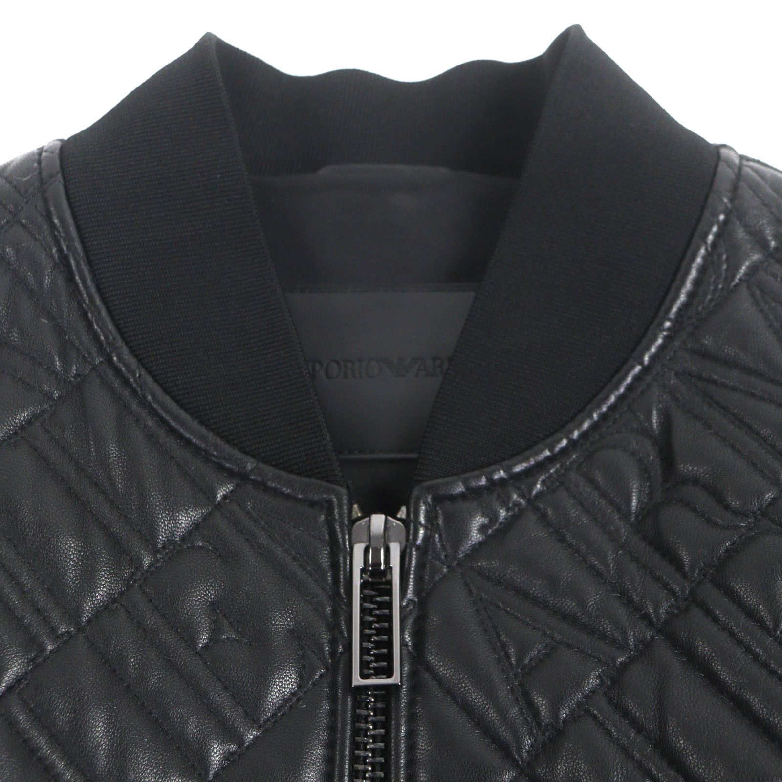 Armani Armani Emporio Armani Lamb Leather Blouson Leather Outerwear DUTY FREE for USA Size ONE SIZE - 2 Thumbnail