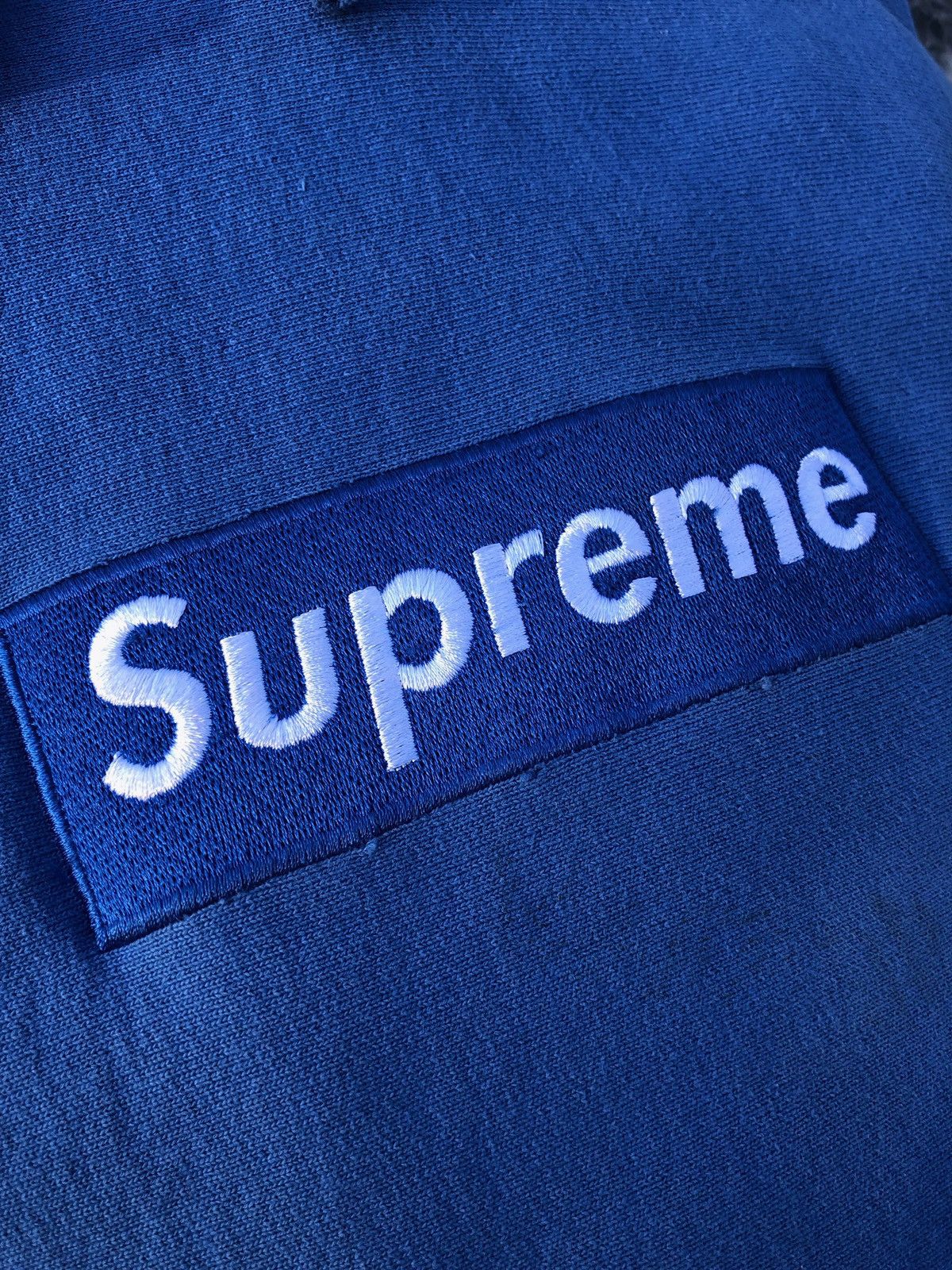 Supreme 2006 Sky Blue Box Logo Hoodie Grailed