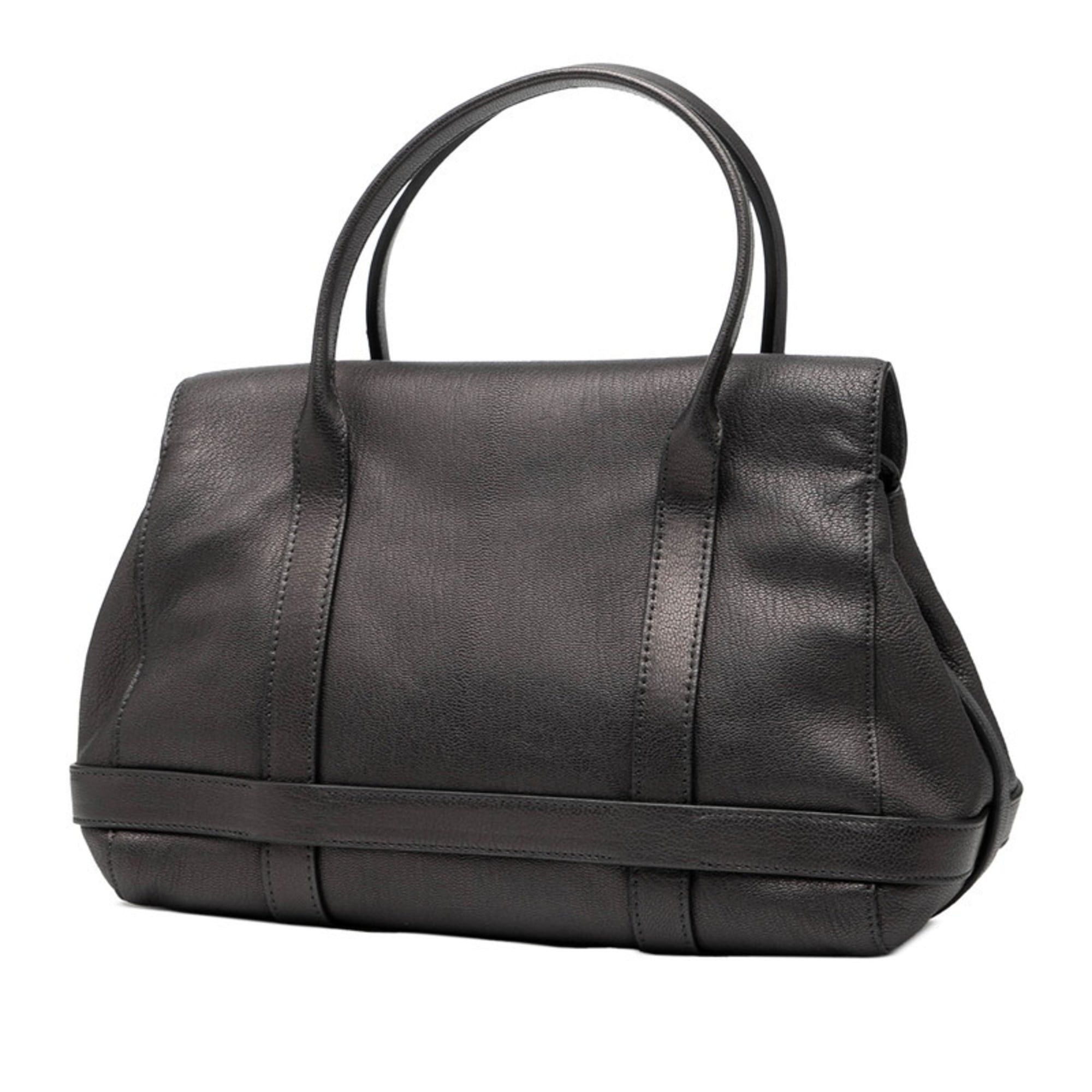 Loewe LOEWE handbag in grey charcoal leather for women Size ONE SIZE - 2 Thumbnail