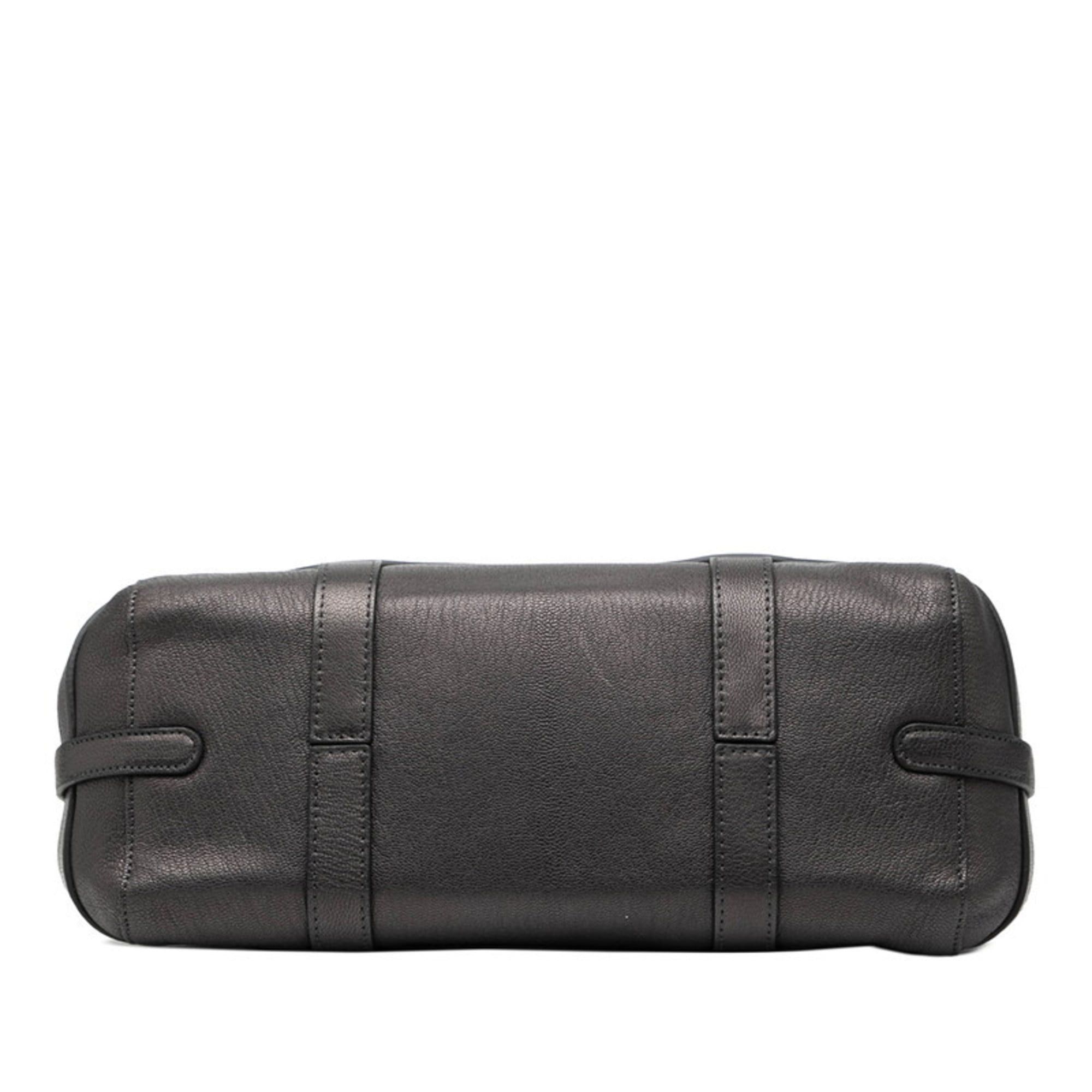 Loewe LOEWE handbag in grey charcoal leather for women Size ONE SIZE - 3 Thumbnail