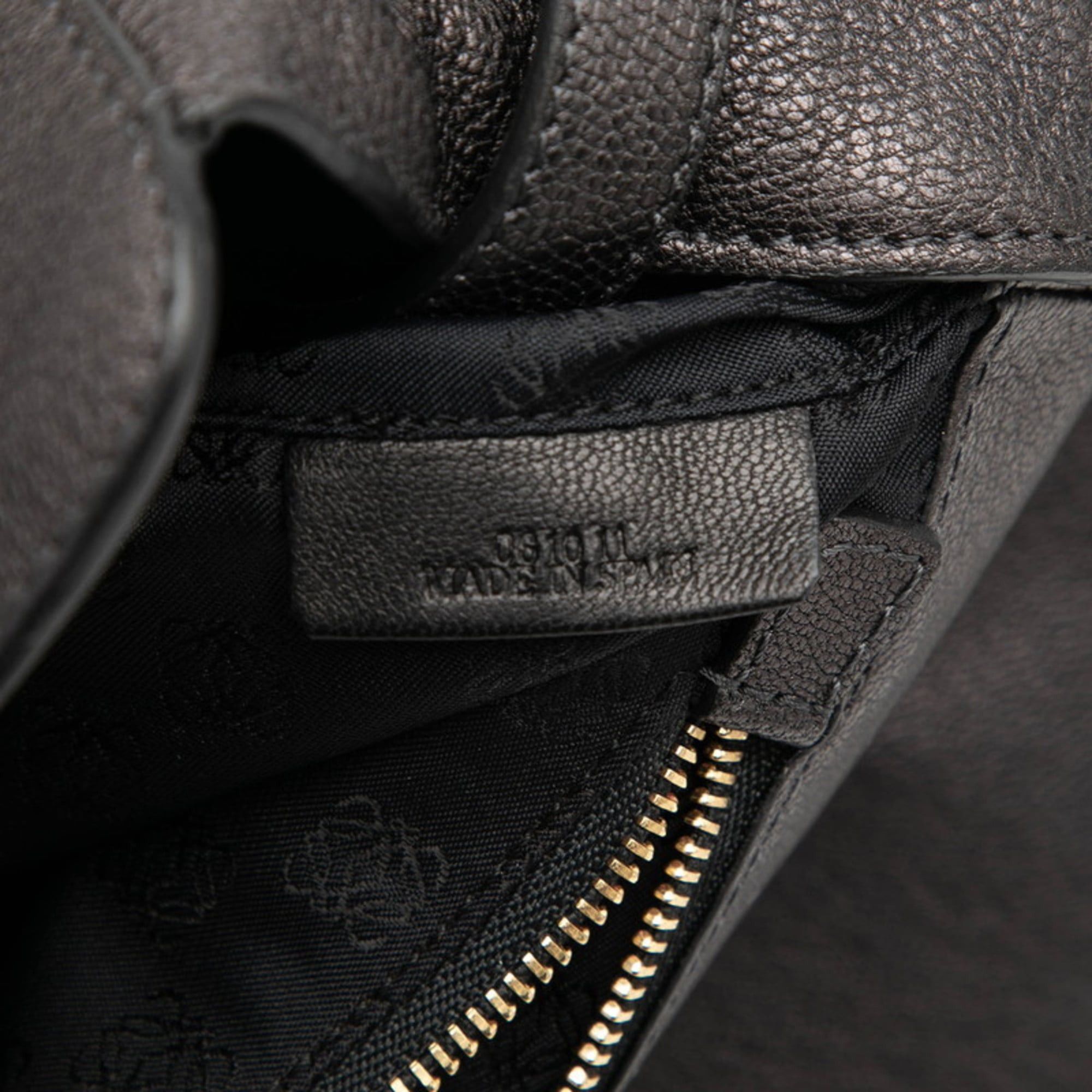Loewe LOEWE handbag in grey charcoal leather for women Size ONE SIZE - 6 Thumbnail