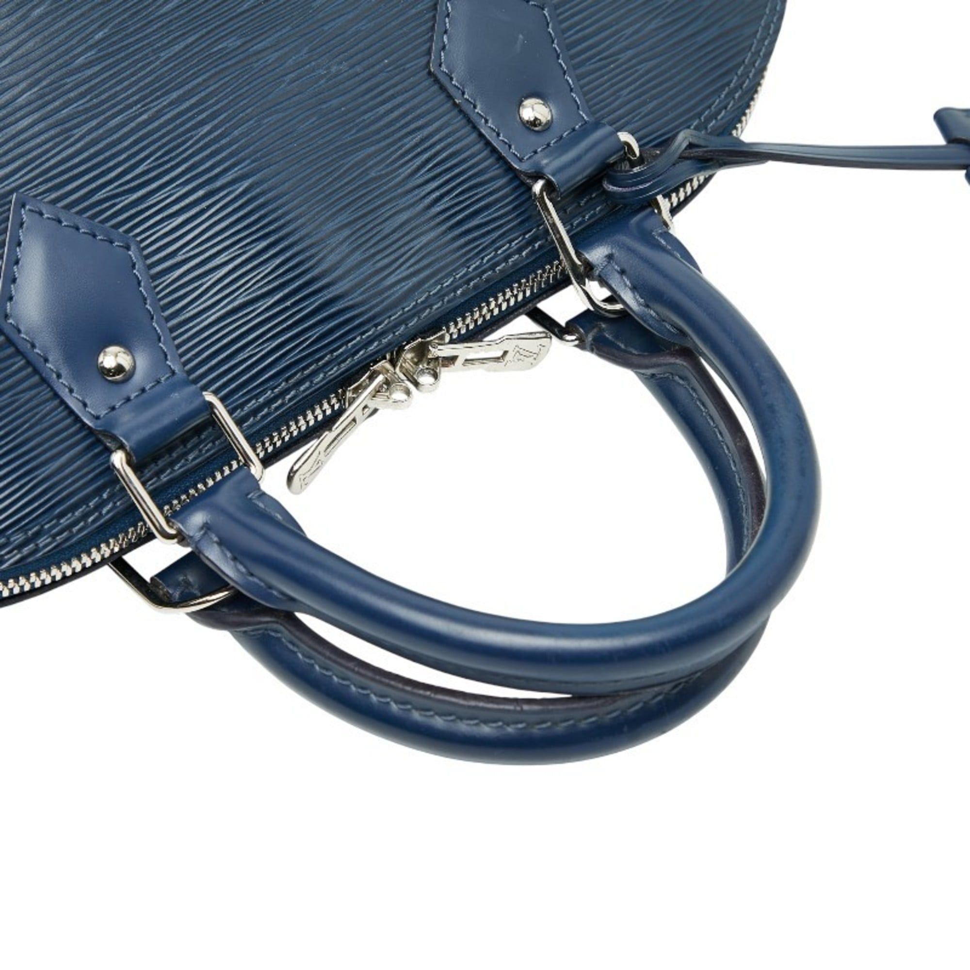 Louis Vuitton Epi Alma Handbag M52145 Toledo Blue Leather Women's LOUIS VUITTON