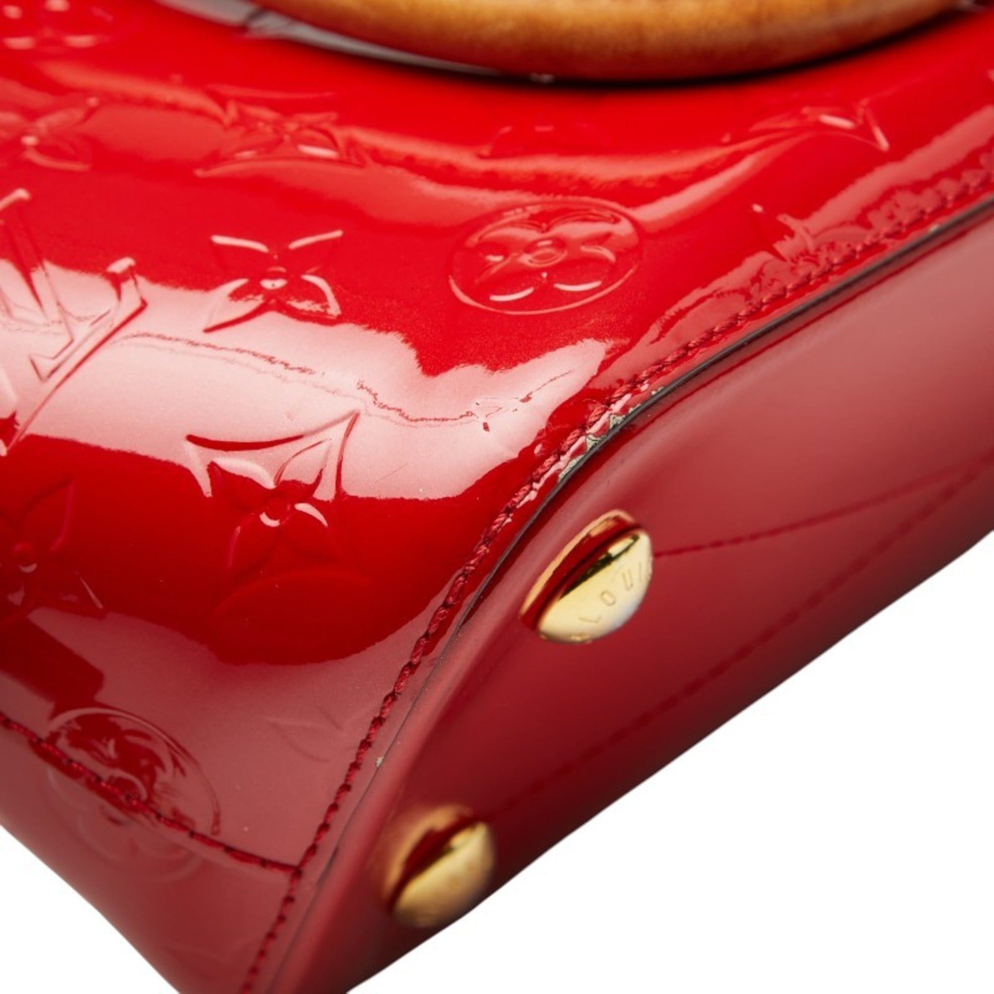 Louis Vuitton Louis Vuitton Monogram Vernis Montebello PM Handbag/Shoulder Bag, 2-Way, M90165, Cerise Red Patent Leather, Women's, LOUIS VUITTON Size ONE SIZE - 5 Thumbnail