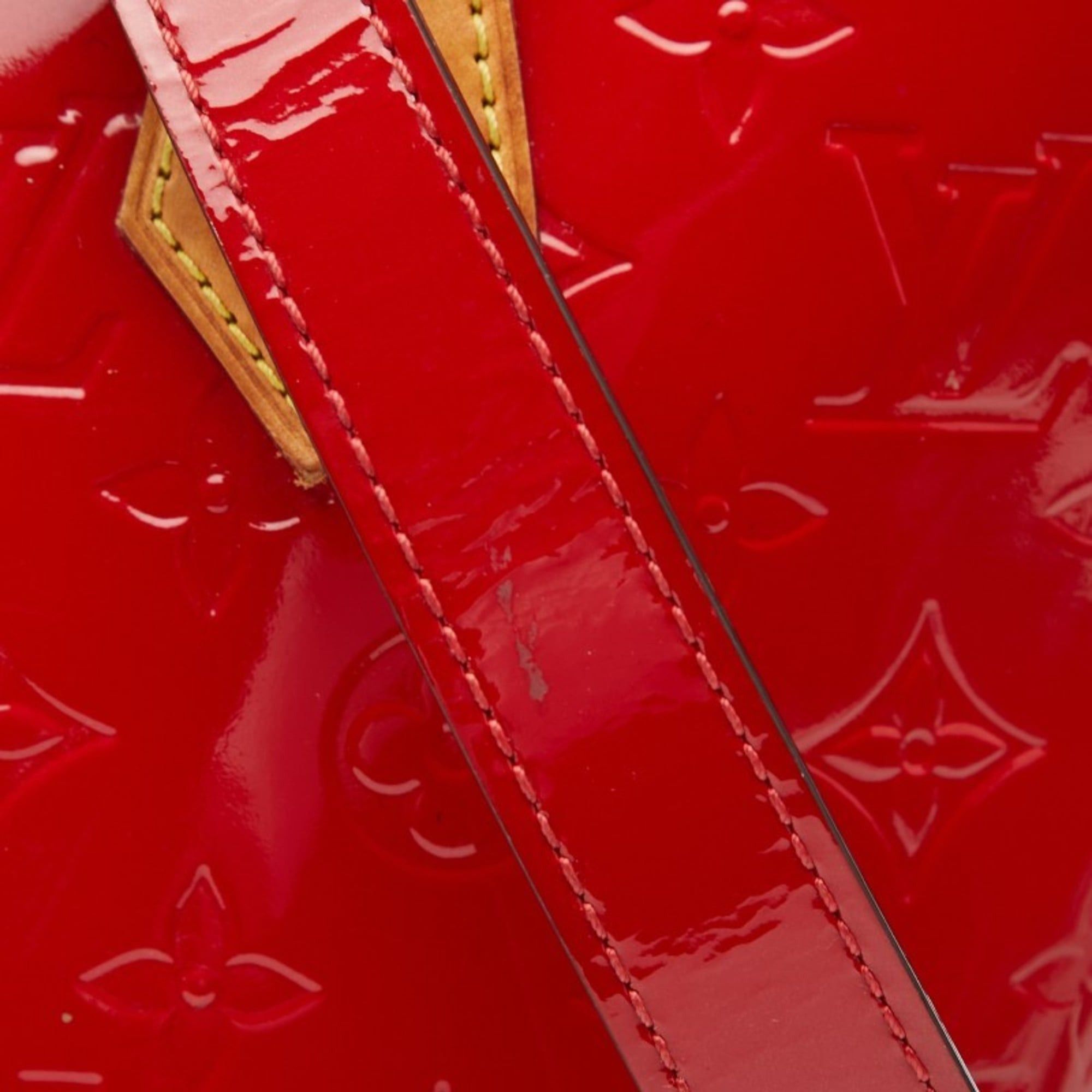 Louis Vuitton Louis Vuitton Monogram Vernis Montebello PM Handbag/Shoulder Bag, 2-Way, M90165, Cerise Red Patent Leather, Women's, LOUIS VUITTON Size ONE SIZE - 4 Thumbnail
