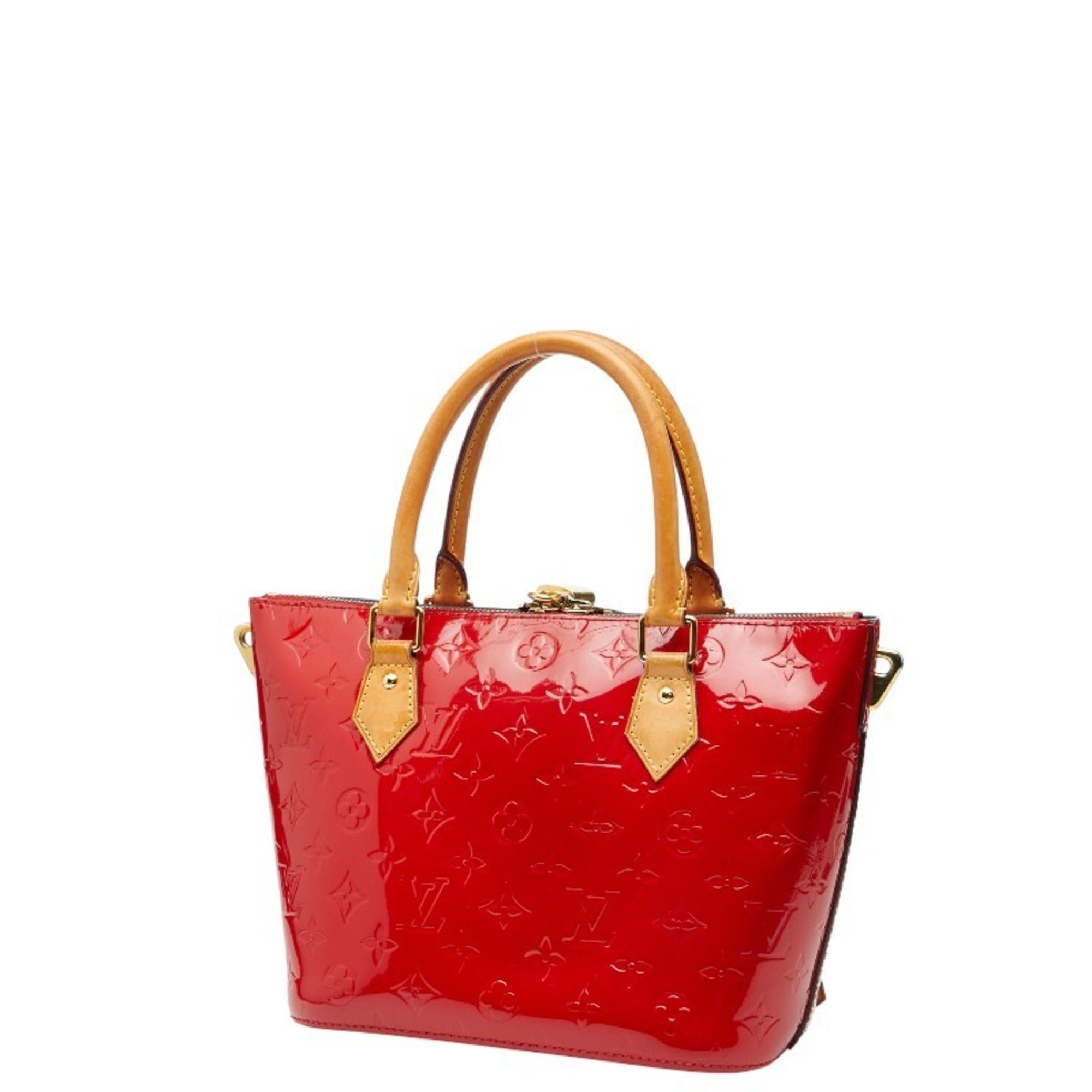 Louis Vuitton Louis Vuitton Monogram Vernis Montebello PM Handbag/Shoulder Bag, 2-Way, M90165, Cerise Red Patent Leather, Women's, LOUIS VUITTON Size ONE SIZE - 2 Thumbnail