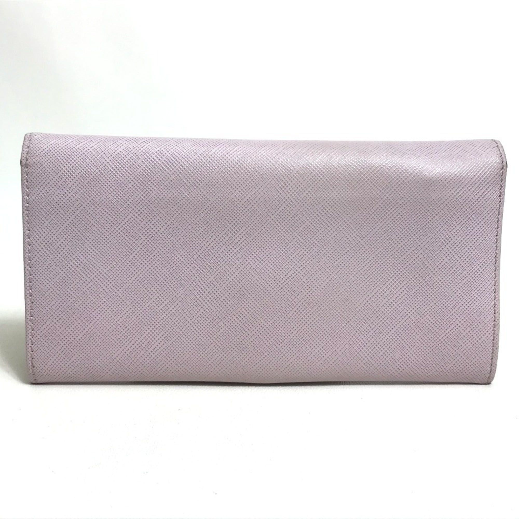 Salvatore Ferragamo Salvatore Ferragamo Gancini logo hardware long wallet in leather, women's, purple/light purple Size ONE SIZE - 2 Thumbnail