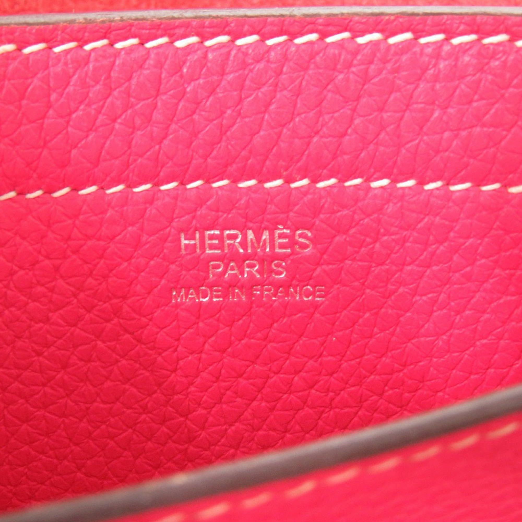 Hermes Hermès Cabas Serie 31 Taurillon Clemence Rose Extreme Z Stamp Tote Bag (2021) 0883 HERMES Size ONE SIZE - 7 Thumbnail