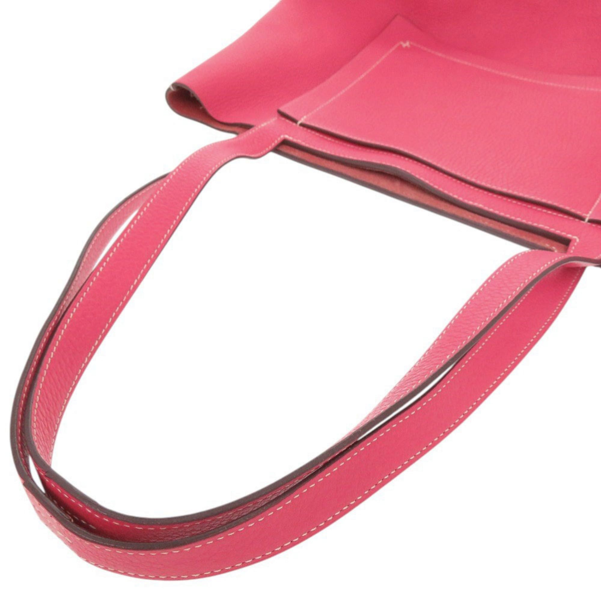 Hermes Hermès Cabas Serie 31 Taurillon Clemence Rose Extreme Z Stamp Tote Bag (2021) 0883 HERMES Size ONE SIZE - 5 Thumbnail
