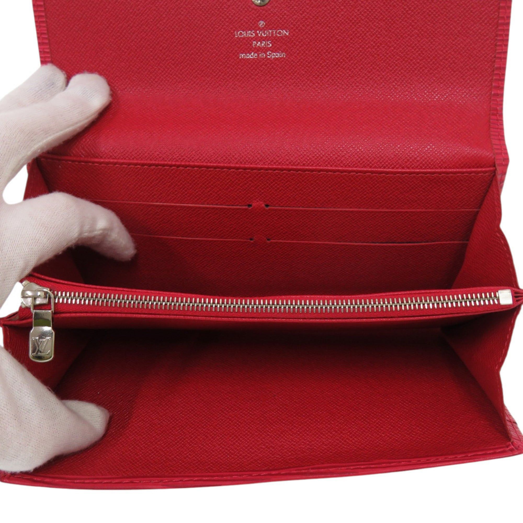 Louis Vuitton Excellent condition Louis Vuitton Portefeuille Porte Monnaie Credit M63577 Epi Castilian Red long wallet LV 2089 LOUIS VUITTON Size ONE SIZE - 3 Thumbnail