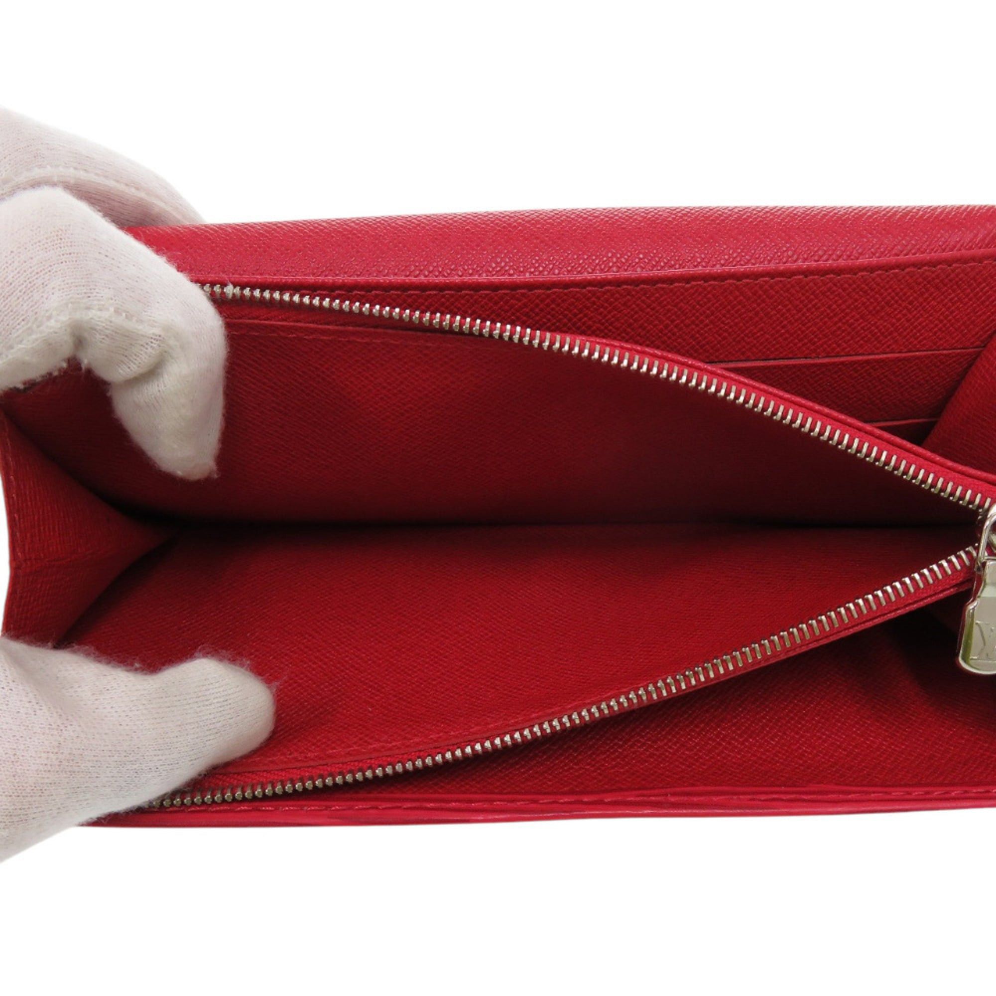 Louis Vuitton Excellent condition Louis Vuitton Portefeuille Porte Monnaie Credit M63577 Epi Castilian Red long wallet LV 2089 LOUIS VUITTON Size ONE SIZE - 4 Thumbnail